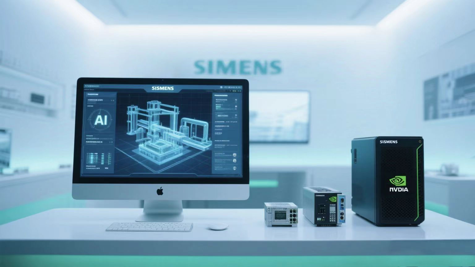 Siemens e Nvidia unem forças para acelerar o lançamento de aplicações de IA industrial